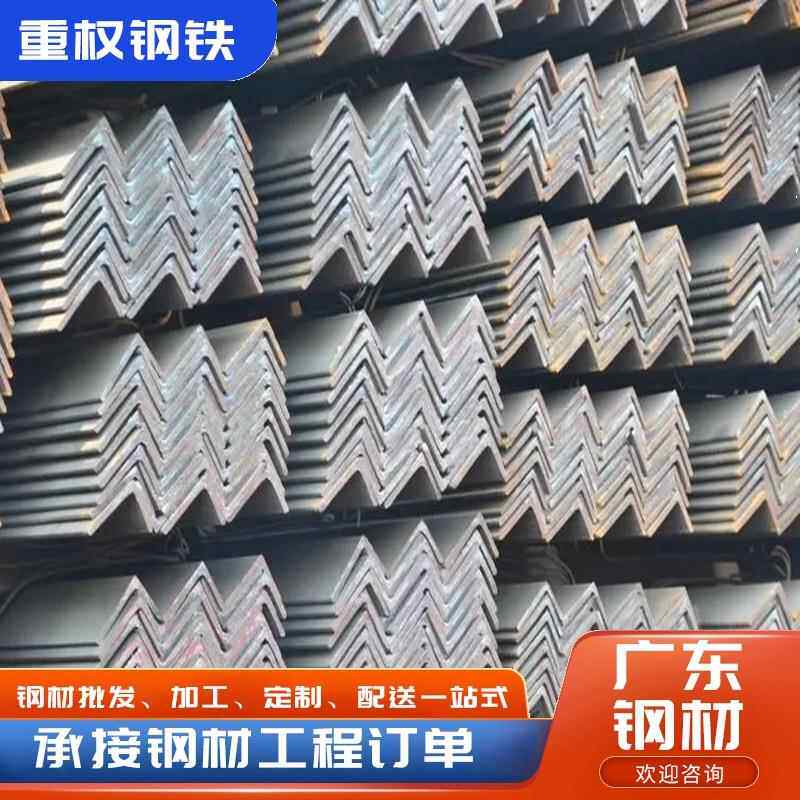 佛山现货镀锌角钢接地极花边冲孔角铁带孔角钢万能镀锌角铁Q235B