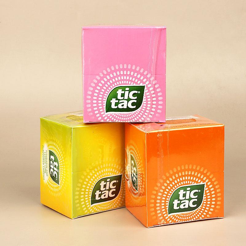 马来西亚tictac 嘀嗒糖草莓薄荷糖清新口气水果糖进口零食174g