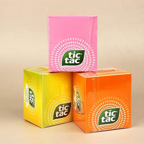 马来西亚tictac 嘀嗒糖草莓薄荷糖清新口气水果糖进口零食174g