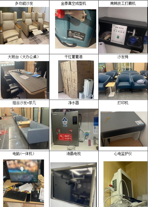 4月11日张家界市某公司名下机器设备、办公用品等网络拍卖公告