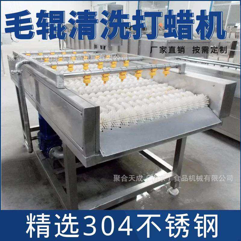 商用山药萝卜毛辊不伤皮清洗去泥机器厂家平行毛刷栗子清洗机设备