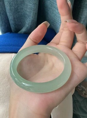 2026东陵玉冰种晴水色手镯高品质新疆东陵玉手镯和田玉平替玉石镯