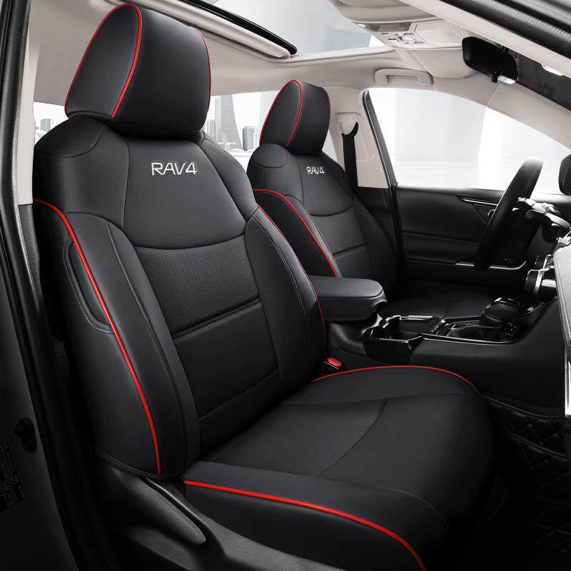 【跨境】RAV4 13-24专用汽车座套四季防水耐磨透气皮革全包围坐垫
