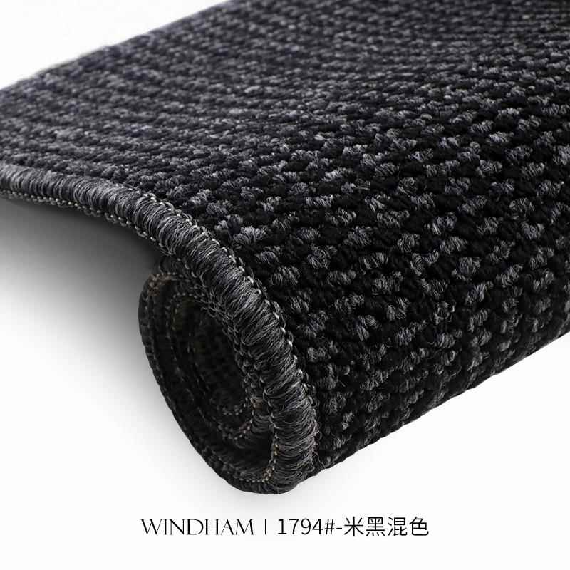 正品室彷剑质客厅地毯麻书房民宿卧沙发飘窗侘寂极简现代素感色定