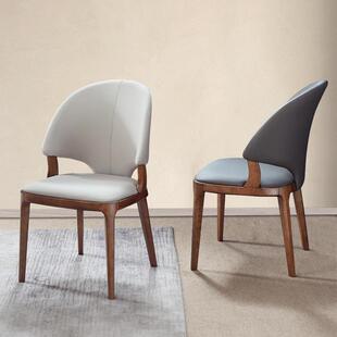 YO-762纯实木餐椅新中式书房酒店靠背椅子家用凳子现代简约餐厅吃