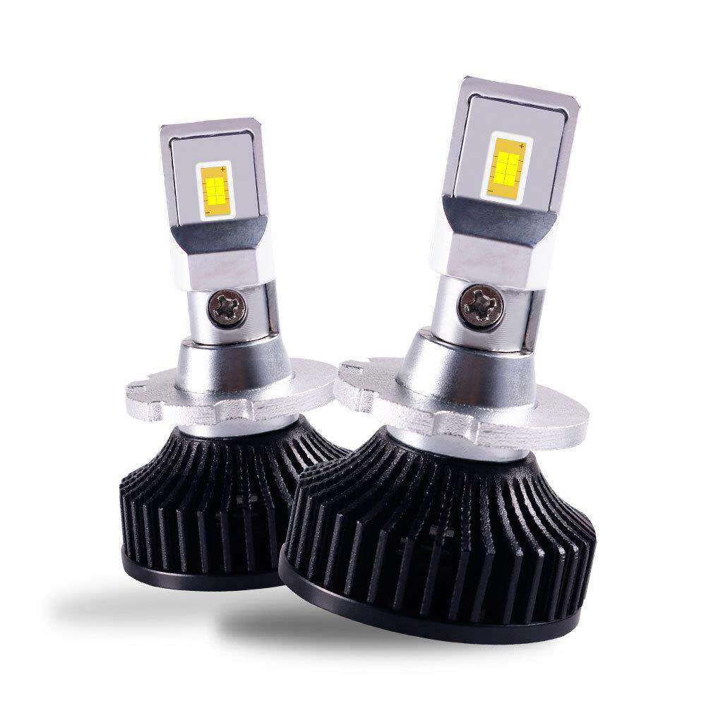 新款三为车灯SANVI大功率LED大灯高亮高聚光风扇散热汽车LED大灯