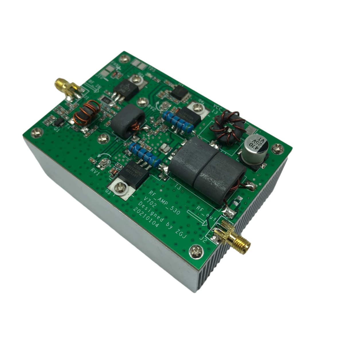 成品 45W短波3-28MHz 线性高频功率放大器 无线电台 无线输电