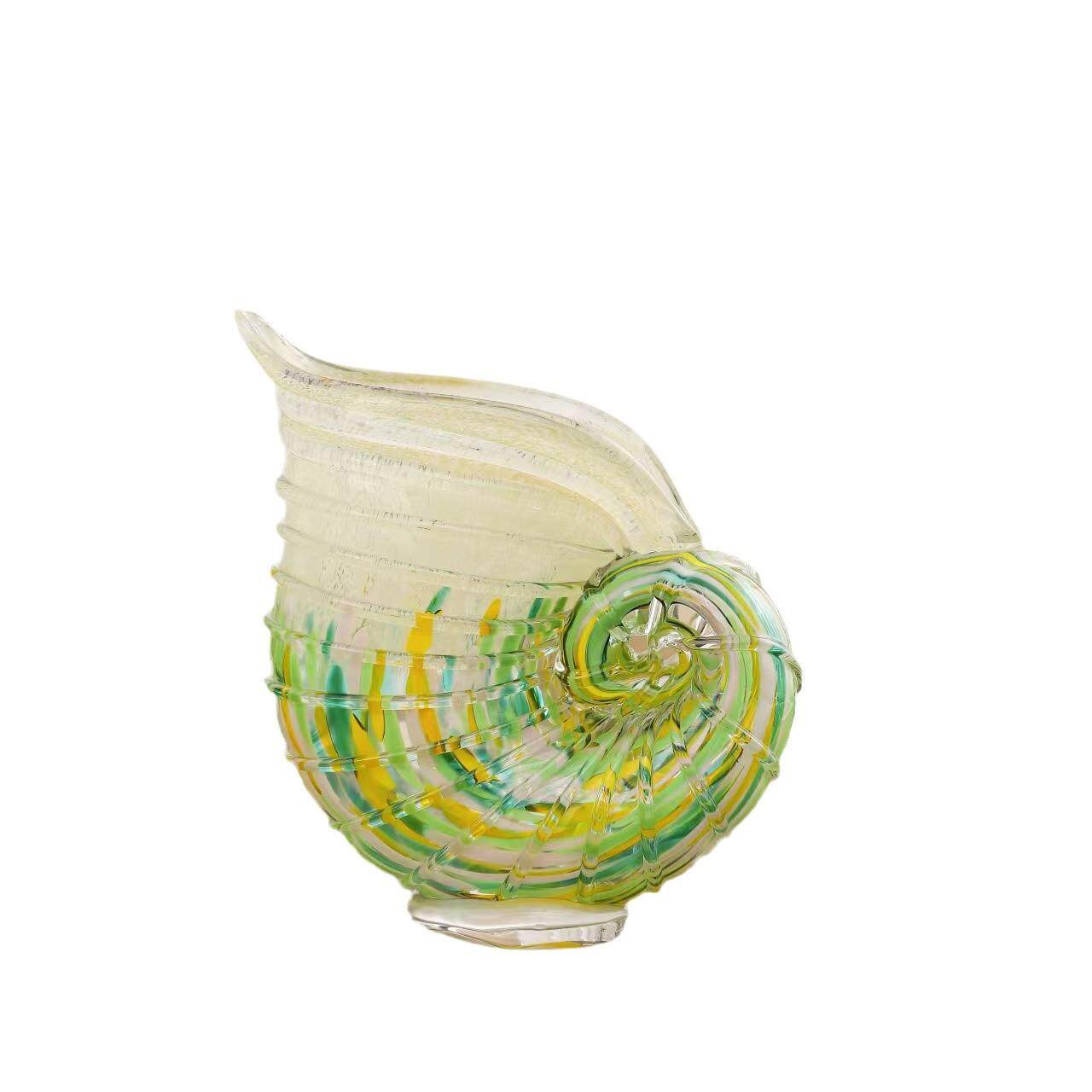 北欧轻奢贝壳海螺花瓶插花花瓶摆件样板间家居客厅餐桌玄关工艺品
