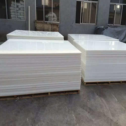 PP白色胶板桶装水垫板塑料垫板隔板硬工程托板寿命二十年PP胶板材