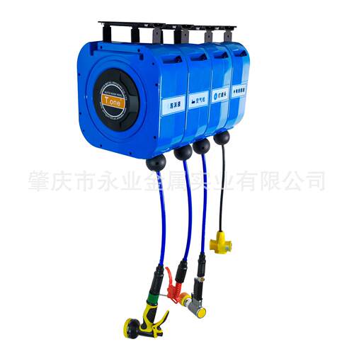 电鼓自动伸缩卷管器 8mm气管卷轴密封式自锁回收源头厂家供应