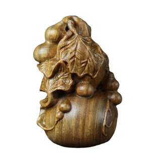 阿根廷绿檀手把件（如意葫芦）工艺木雕摆件个性文玩家居摆饰景区