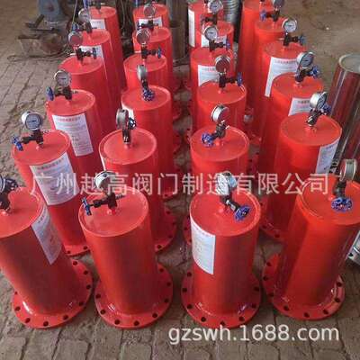 9000X活塞式水锤吸纳器304不锈钢水锤消除器DN80100150200