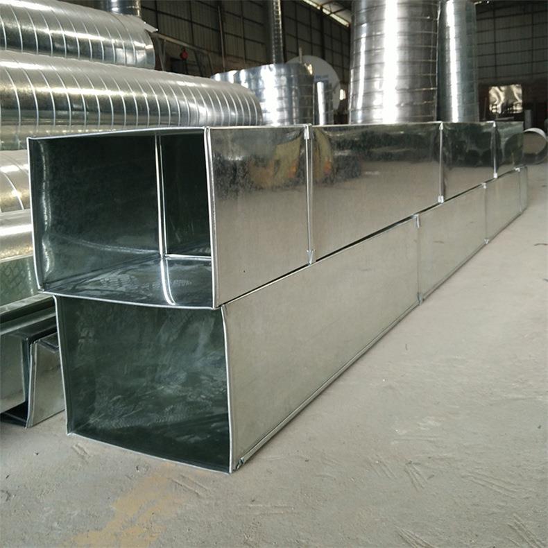 镀锌方管矩通风排烟管道不锈钢插条风OHG管方形通铁管方口直管