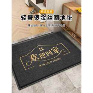 入户门地垫防滑免洗耐脏家用出入平安进门地毯室外大门口丝圈脚垫