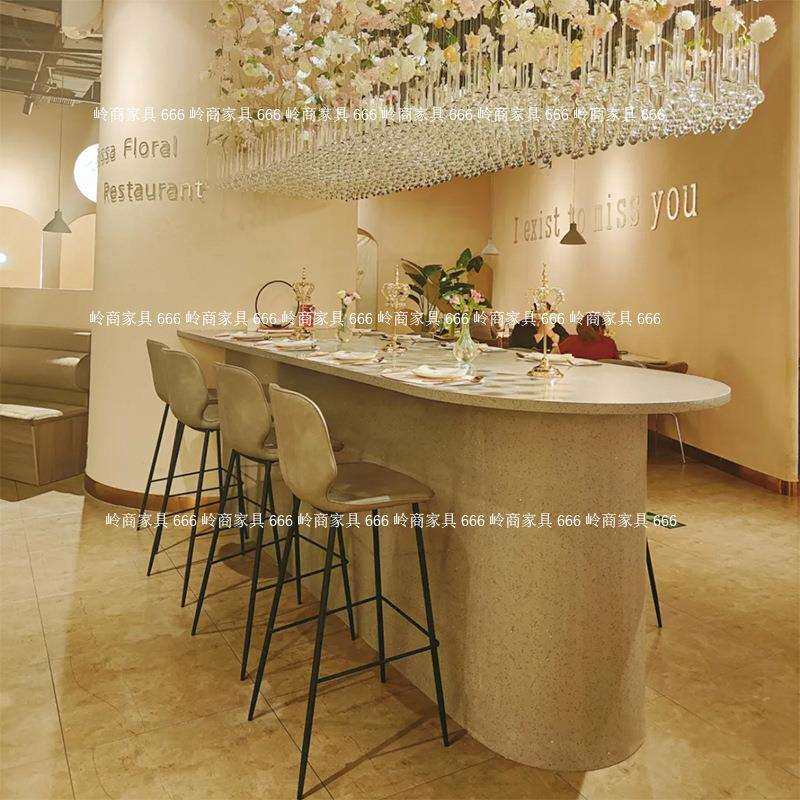 北欧风铁艺复古酒吧轻奢吧台椅咖啡厅奶茶店简约靠背高脚餐椅子