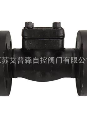 锻钢法兰止回阀H44/41H-25/40/100C升降旋启蒸汽A105防倒流逆止阀