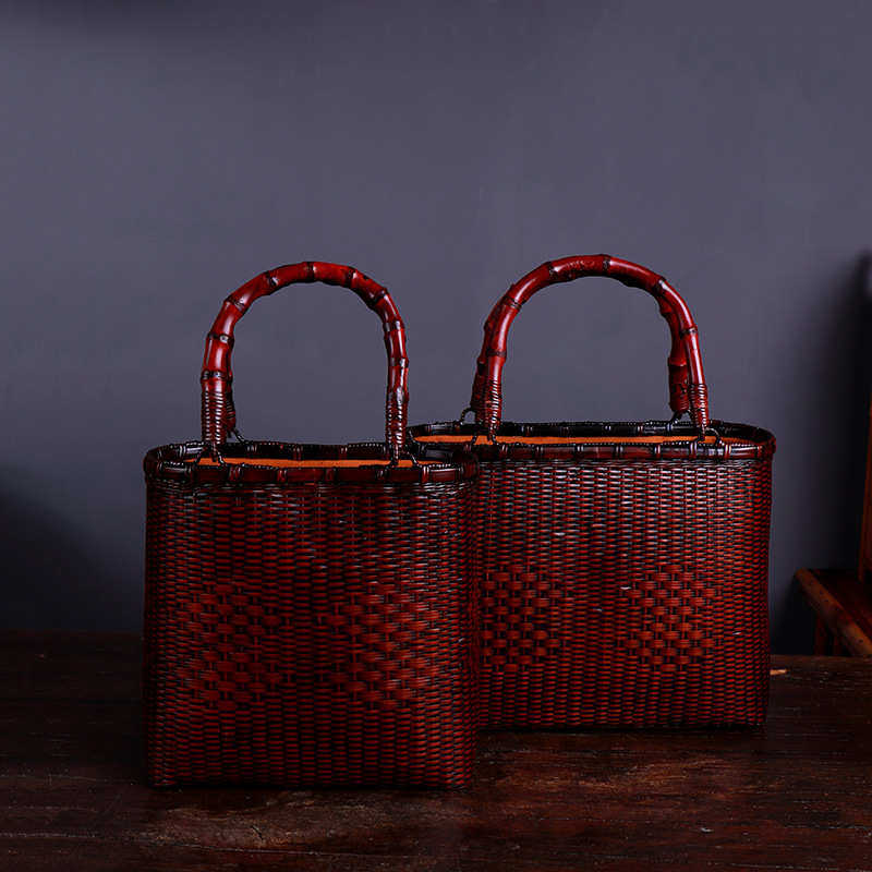精编新款手提竹编包包女式提包复古民族风夏季沙滩包竹编篮子日式,餐饮具,茶具礼盒,淘宝优惠券,粉丝福利购,淘宝优惠卷