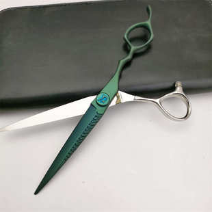 数控剪刀 CNC剪刀 MDE 7寸 平剪 VG10美发剪刀批发 牙剪 理发剪刀