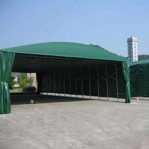 仓伸厂储推拉雨棚简易停车工大型活动推拉棚雨ALAL6895蓬户外蓬遮