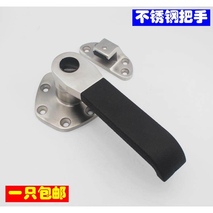 蒸柜门把手 干燥箱恒温箱烘箱烤箱不锈钢旋转把手 重型机械拉手