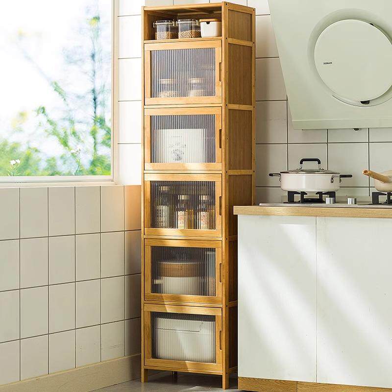 小户型厨房餐边柜家用橱柜碗柜防尘收纳柜多功能客厅靠墙储物柜子