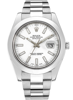 [9.8新拍卖]劳力士日志型系列自动机械男表116300