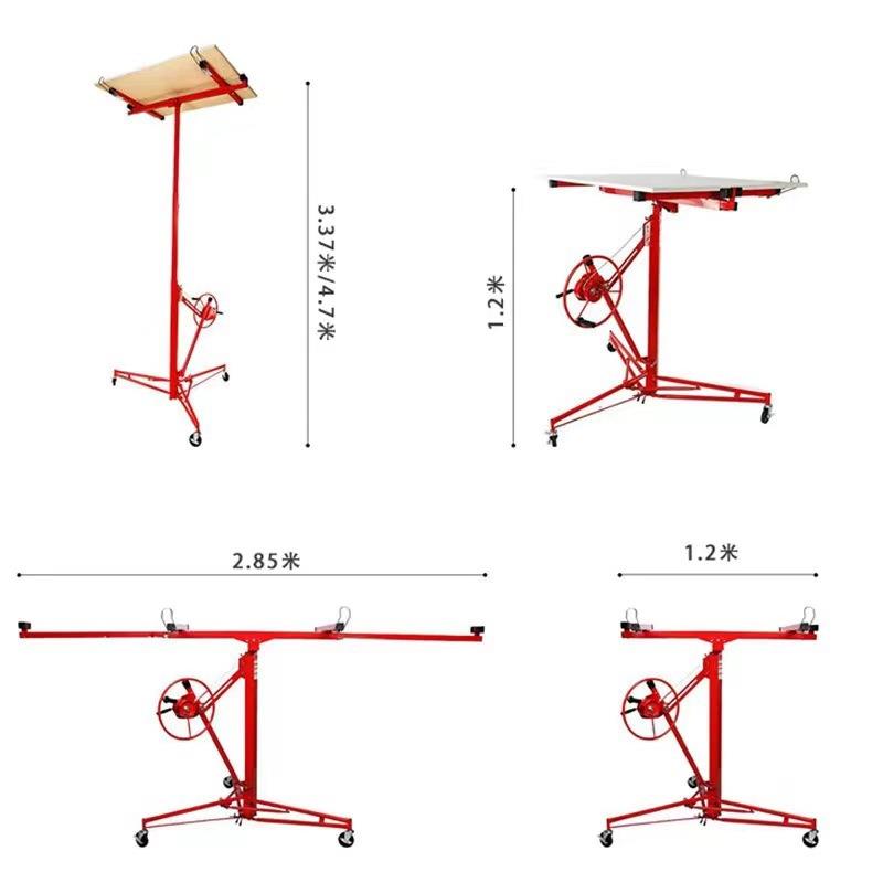 石膏板举升机 石膏板升降机木工吊顶工具 木工吊顶装潢上板支架