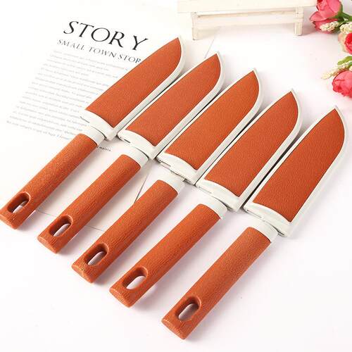 White-handle fruit knife, practical for home kitchen use, co