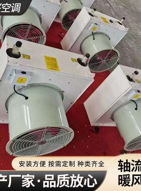轴流式暖风机商业养殖取暖器花卉轴流式暖风机大棚取暖车间暖风机