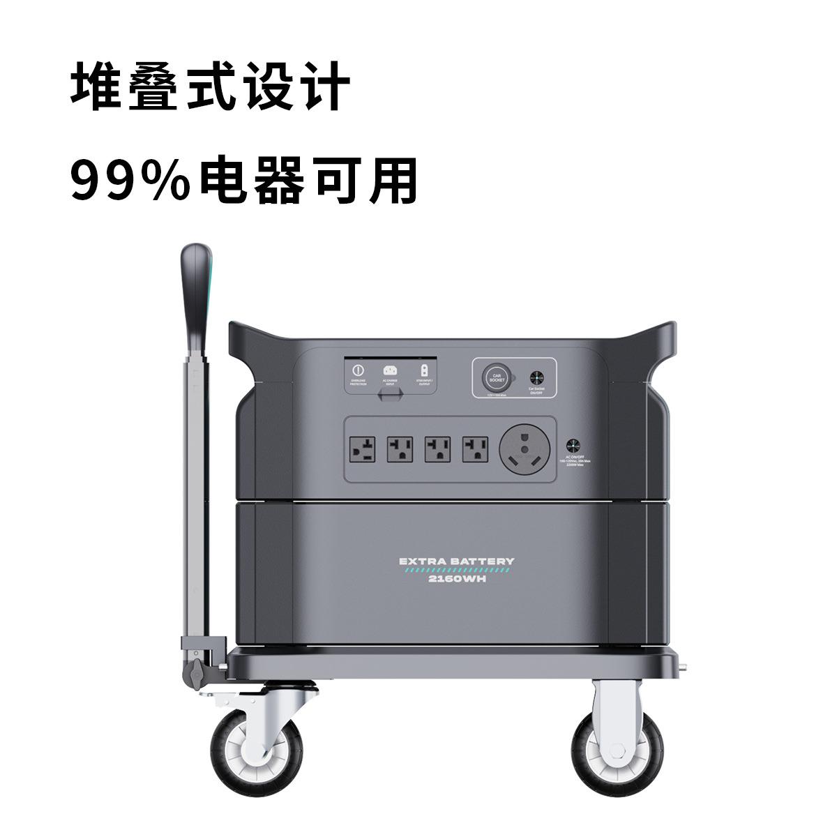 雳锐Librid太阳能光伏储能电源220v便携移动3kWh应急户外应急电源
