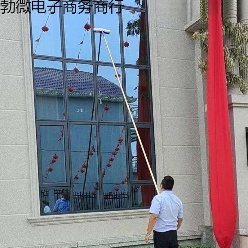 擦玻璃刮高层洗门头窗墙壁瓷砖保洁工具新款长杆神器加长户外清洁