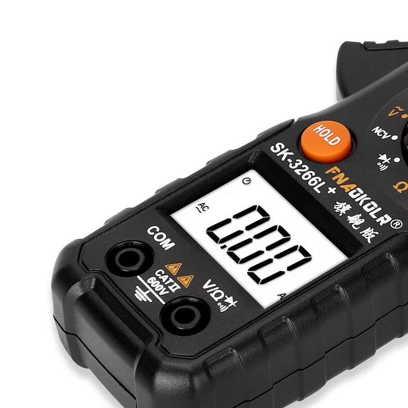 胜禄高SK-3266L+数字钳形万用表高精度防烧便捷式多功能钳形表