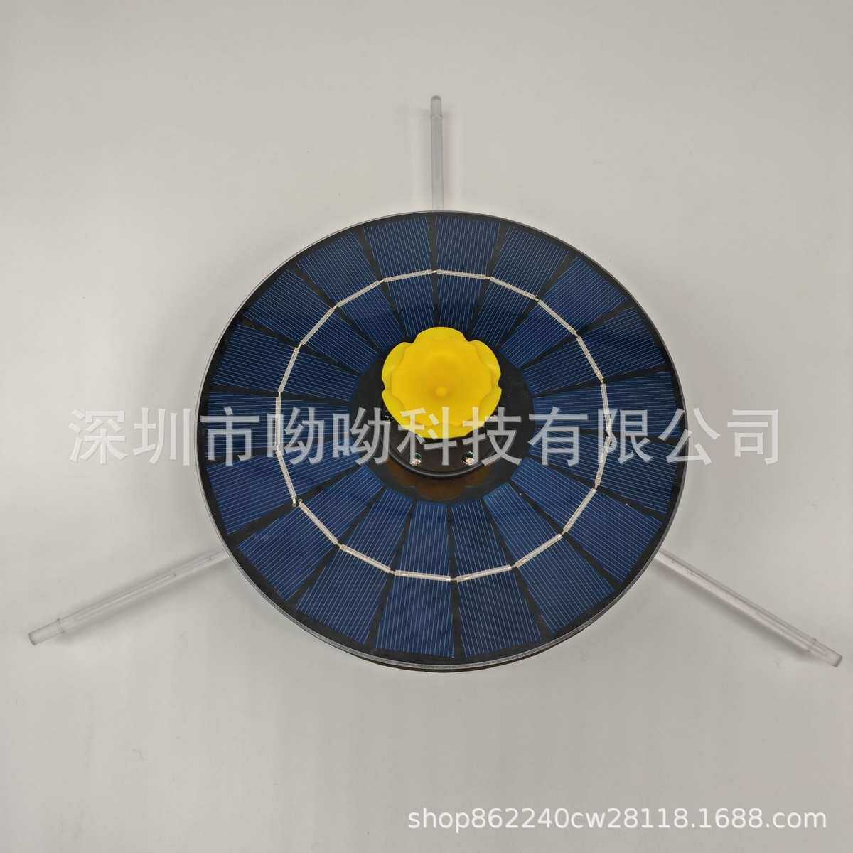 喷泉圆形泳池工厂喷泉太阳能折叠漂浮花园鸟喷泉浴盆直销喷泉