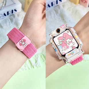 Z6S Z10卡通编织磁吸表带Z6Pro D2A 适用于小天才电话手表Z8A