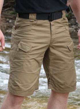 Men Urban Military Tactical Shorts Outdoor Waterproof Wear R