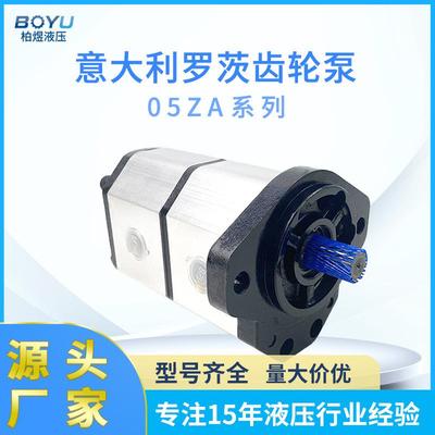 意大利罗茨齿轮泵05ZA系列高压低噪音液压外啮合齿轮油泵直销