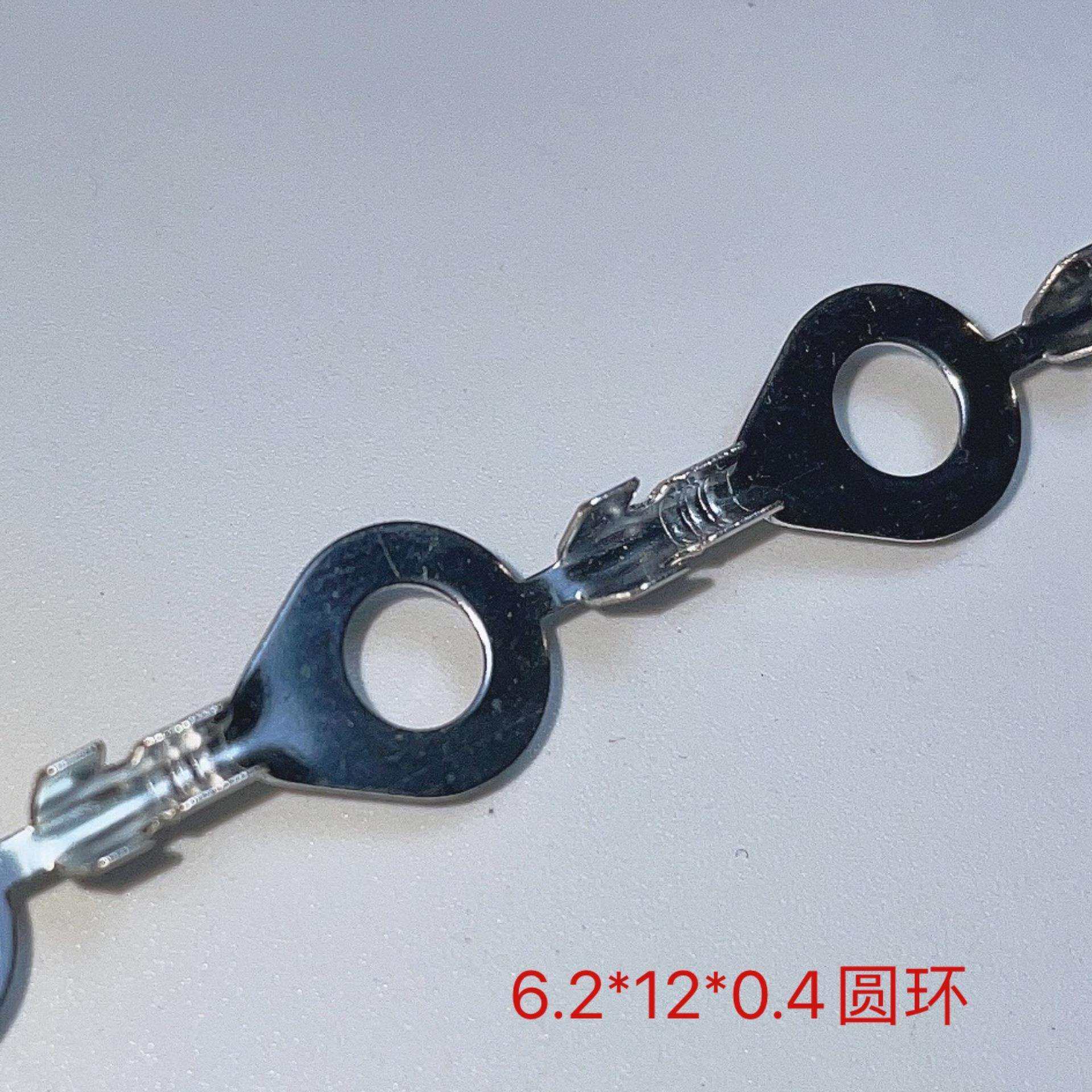 6.2圆形接线片 圆环 地环 线耳 环形接地片端子 R型端子 6k