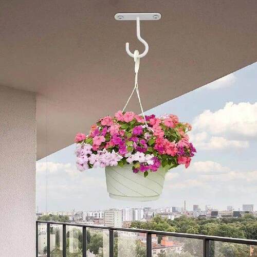 Hanging Plant Hook Decorative Wall-mounted Flower Pot Hook