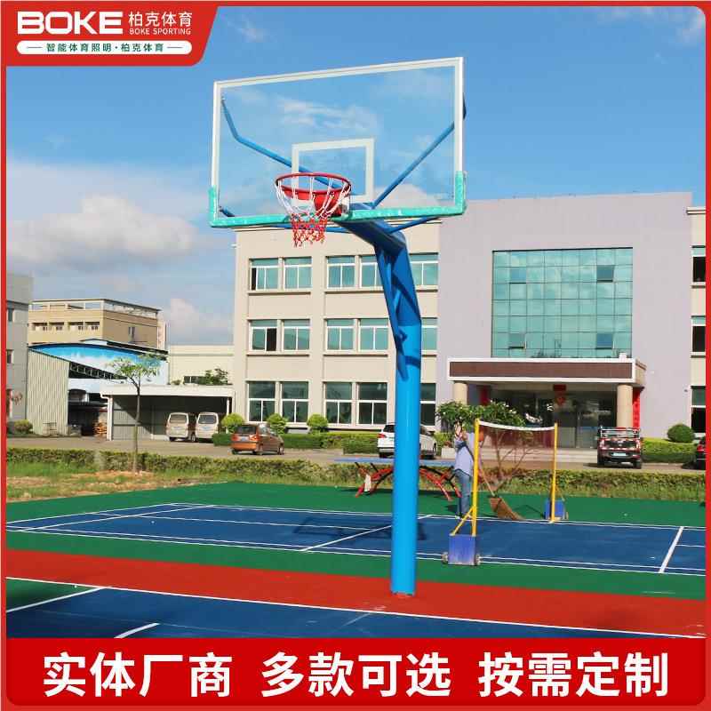 埋篮地式篮球厂架家学校球场标篮球架准式球架操场移动式户圆管篮