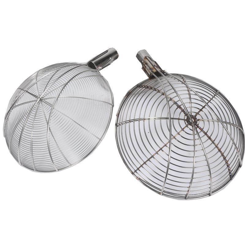 大号商用大漏勺304不锈钢食品级线漏网漏大笊篱长柄木柄捞网特厚