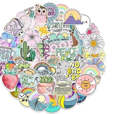 100pcs Vsco Girl Sticker Waterproof Skateboard Scrapbook