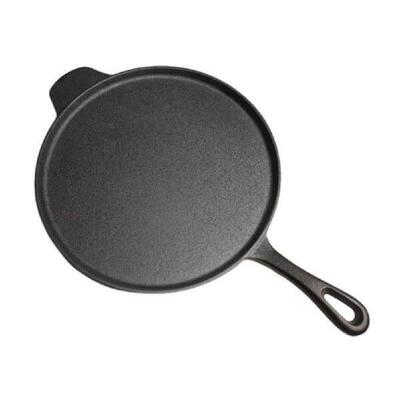 30cm Cast Iron Egg Frying Pan Non-stick with Lug Steak