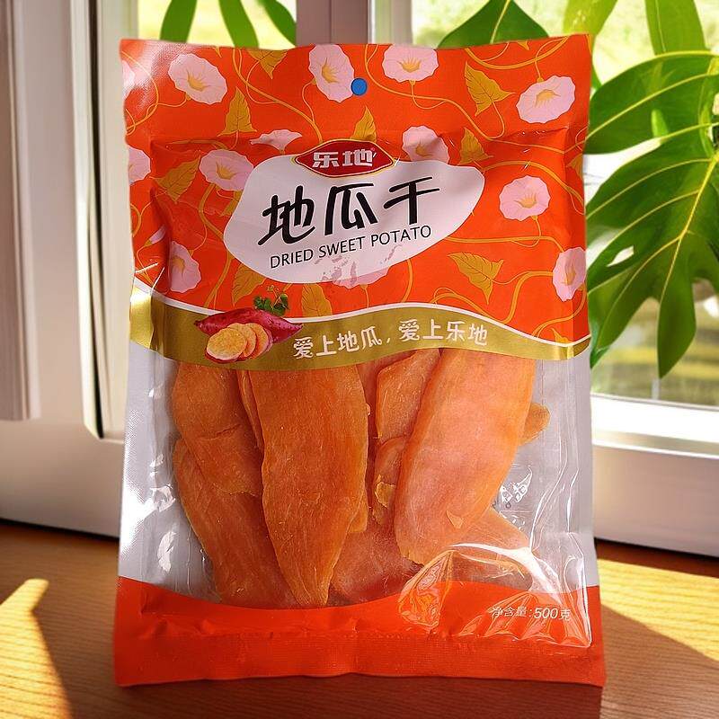 乐地连城红心地瓜丝红薯片500g袋装休闲零食福建龙岩特产小吃包邮