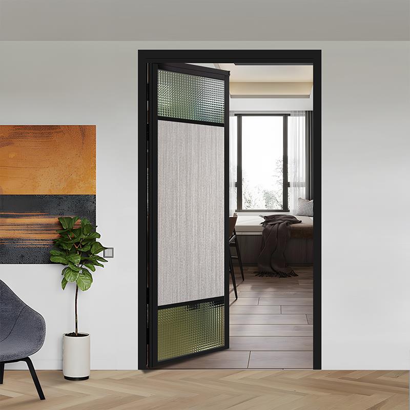 卫生间厨房推拉门pd折叠平开门厕所移轨门定制浴室趟折pt门洗手间