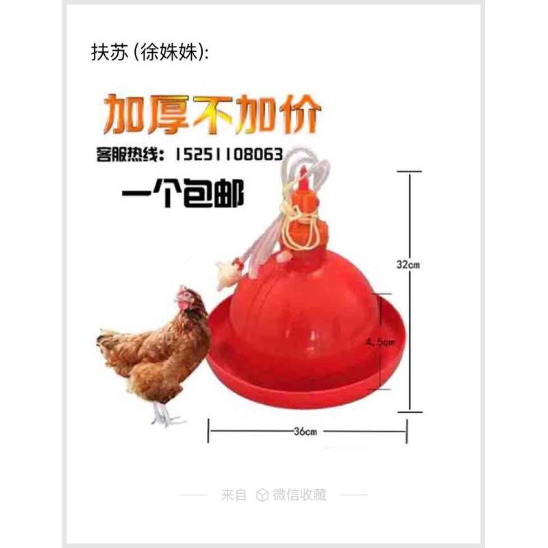 普拉松鸡用自动饮水器养鸡鸭鹅喂水器家禽喝水养鸡用品加水壶养殖