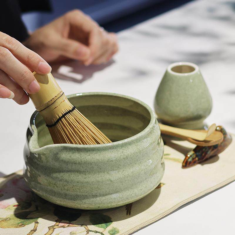 抹茶碗陶瓷茶具配件茶筅立套组日式茶道宋代点茶艺工具沙拉特色碗