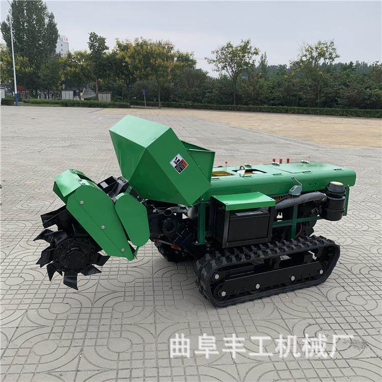 履带旋耕机35马力自走式履带式农用微耕机多功能开沟施肥一体机