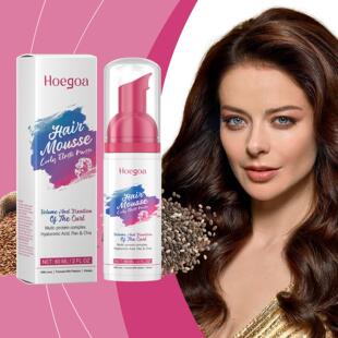 HOEGOA Curl Elastic Mousse: Nourishes and defines curls, pro
