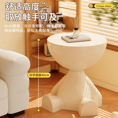 A creative small corner table for the living room, suitable
