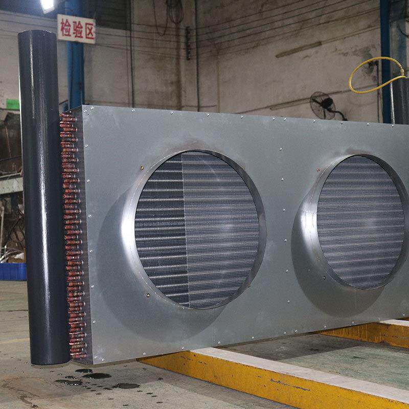 组空新风机表冷器加热器管亲水铝翅片铜SJ202204式干盘管散热调器